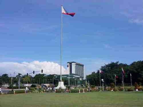 Philippines Flag & Veritable Manila Hotel, 2012